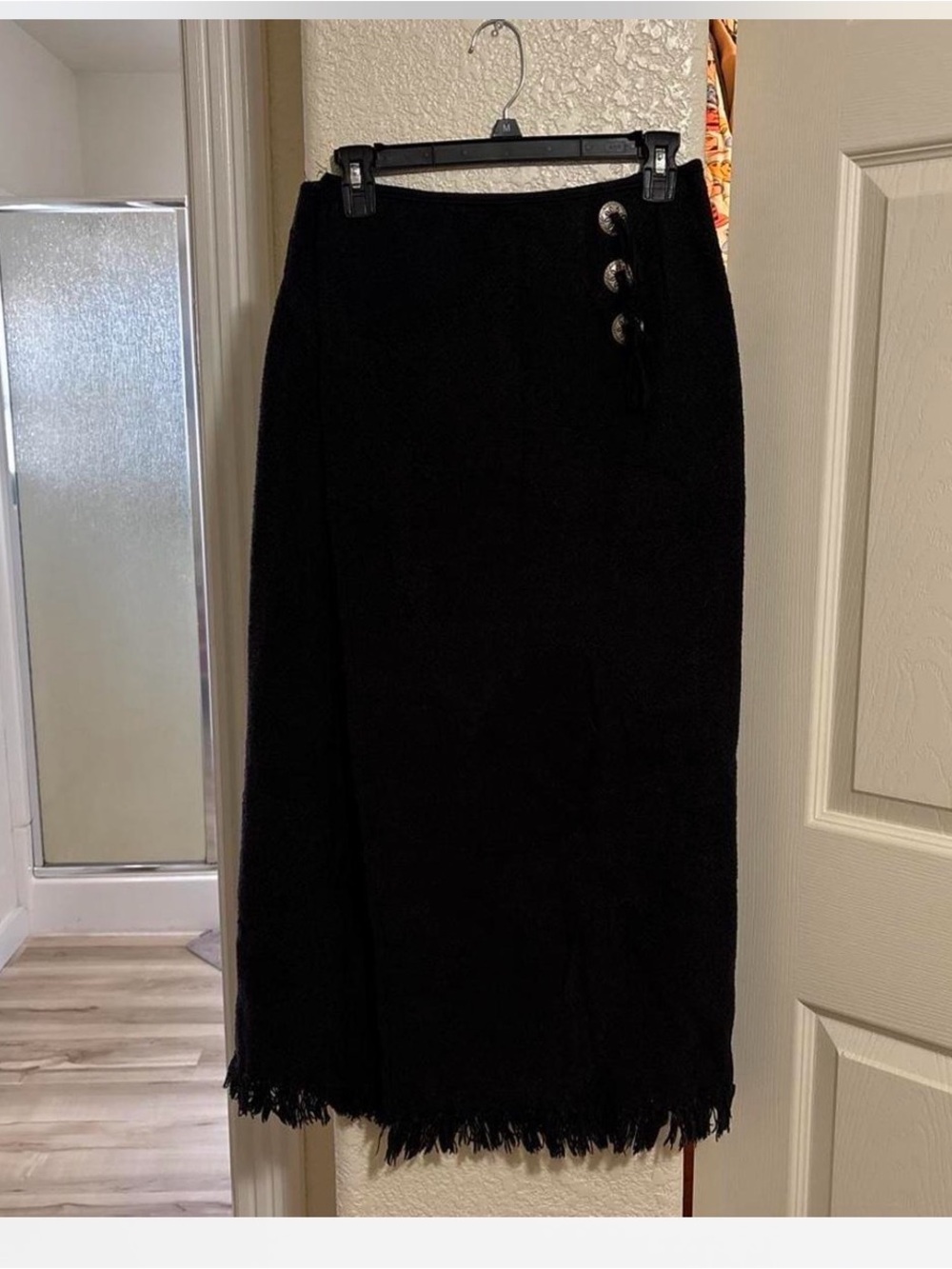 Vintage western wrap skirt